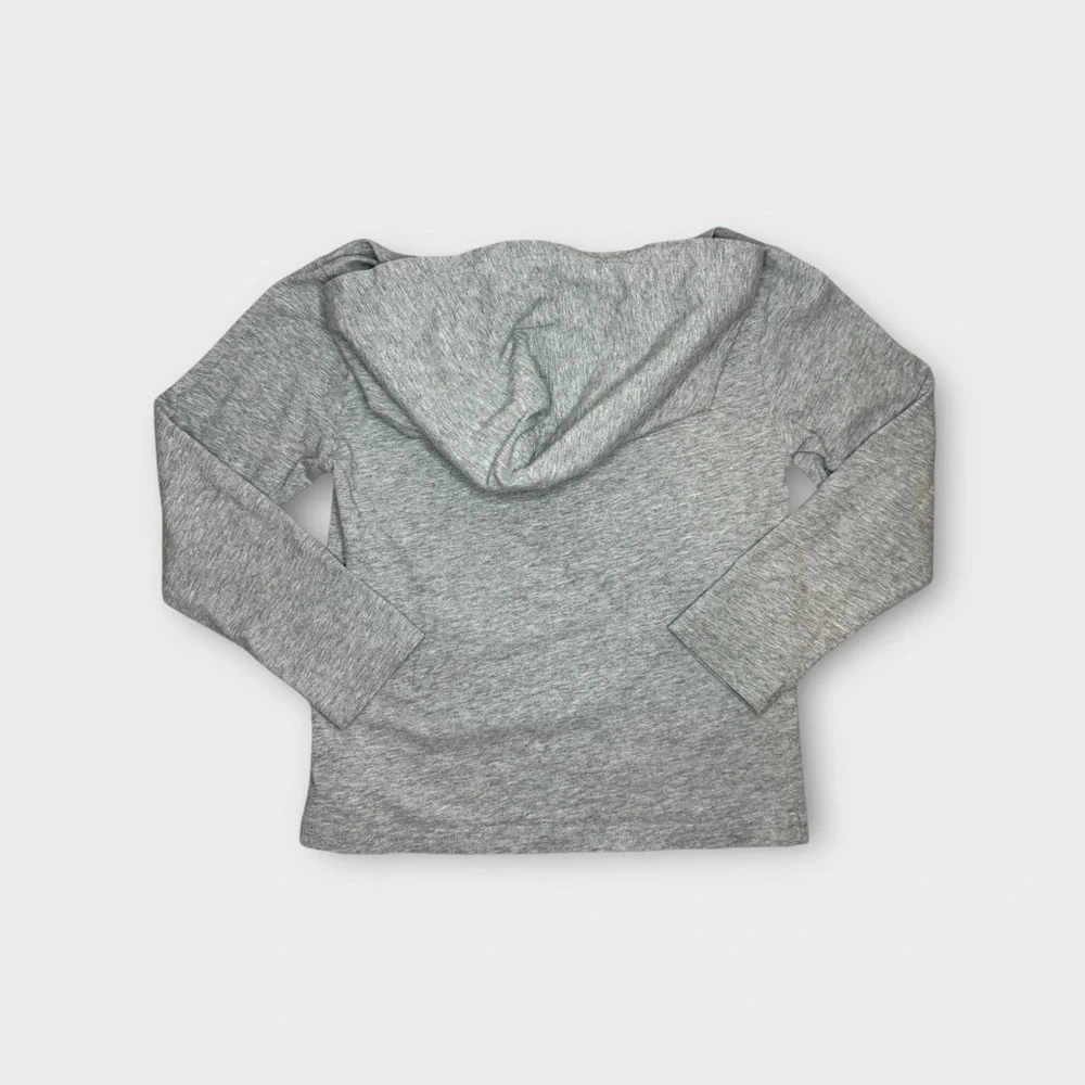 Polo Ralph Lauren Pick Up Truck Holiday Graphic Long Sleeve Gray Hoodie Shirt